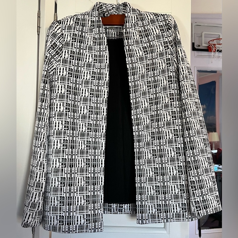 Calvin Klein 2P textured jacket - black and white - NWT